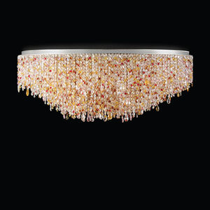 moderner Lüster / aus Kristall / LED / handgefertigt