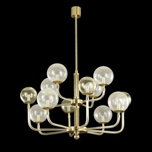 moderner Lüster / geblasenes Glas / aus Muranoglas / LED