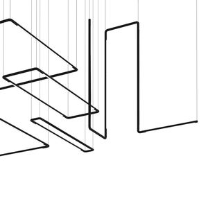Hängeleuchte / LED / linear / Aluminium