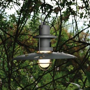 Hängelampe / Industriestil / Glas / für den Außenbereich
