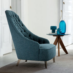 Sessel / originelles Design / Stoff / drehbar