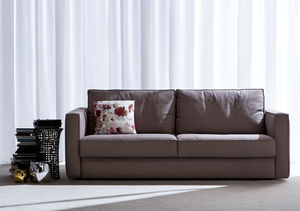 Bettsofa / modern / Leder / Gewebe