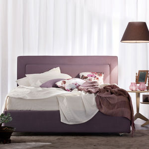 Doppelbett / modern / Polster / gepolstertes Kopfteil
