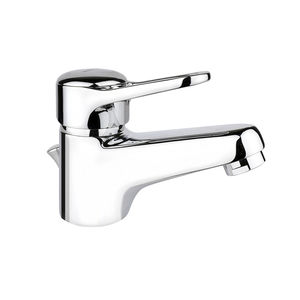 Einhebelmischer für Waschtisch / verchromtes Metall / für Badezimmer / 1-Loch