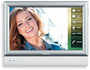 Touchscreen-VideoTürsprechanlage / Farbdisplay / Freisprecheinrichtungen / weiß