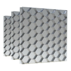 Möbel-Paneel / Verbundwerkstoff / aus Aluminium / wandmontiert