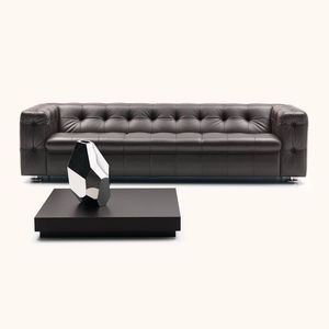 Chesterfield-Sofa / Leder / 2 Plätze / 3 Plätze