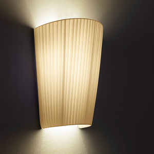 moderne Wandleuchte / Stoff / LED / fluoreszierend