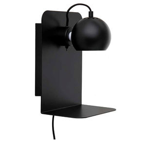 moderne Wandleuchte / Metall / fluoreszierend / rund