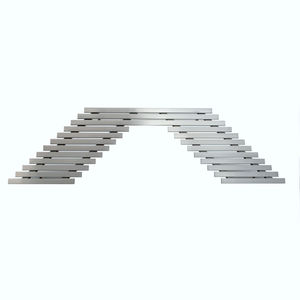 Heißwasser-Heizkörper / Edelstahl / originelles Design / wandmontiert