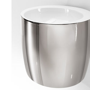 Wand-Waschbecken / rund / Keramik / originelles Design