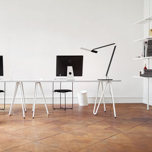 Bürolampe / modern / Aluminium / aus lackiertem Stahl