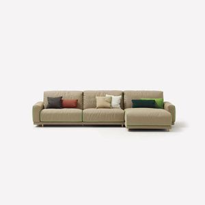 modernes Sofa / Gewebe / 2 Plätze / schrägstellbar