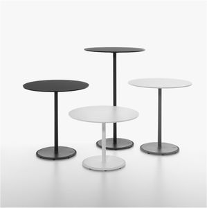 moderner Bistrotisch / aus Gusseisen / HPL / aus MDF