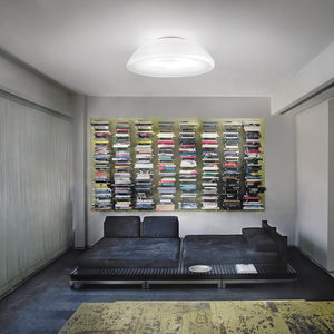 moderne Deckenleuchte / rund / Metall / LED