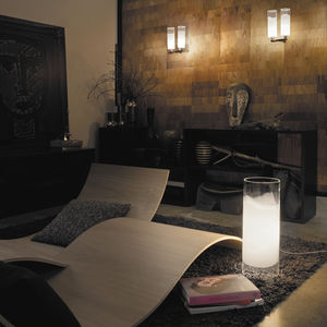 moderne Wandleuchte / Glas / LED / rund