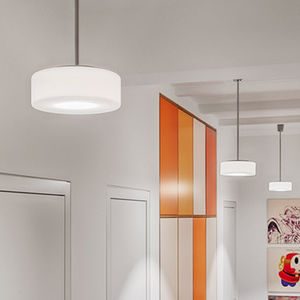 Hängelampe / modern / Aluminium / Glas