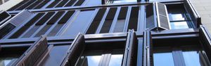 faltbare fensterläden / Aluminium / für Fenster