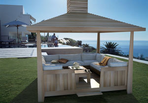 Pavillon / rote Zeder