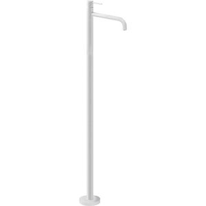 Einhebelmischer für Waschtisch / bodenstehend / verchromtes Metall / für Badezimmer