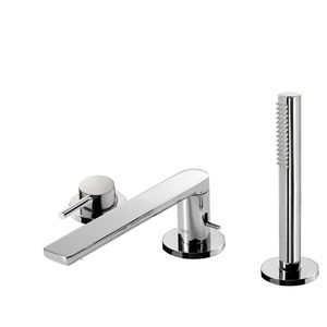 Einhebelmischer für Duschen / für Badewanne / für Theken / verchromtes Metall