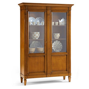 Directoire-Stil-Geschirrschrank / Glas / Holz
