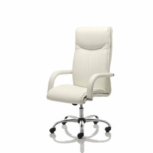 moderne Chefsessel / Leder / Stoffbezug / mit Rollen