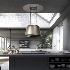 Inseldunstabzug / originelles Design / mit integrierter Beleuchtung