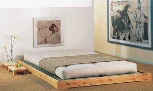 Tatami-Bett / doppelt / modern / Holz