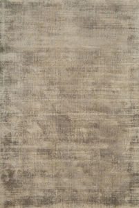 moderner Teppich / uni / Baumwolle / Viskose