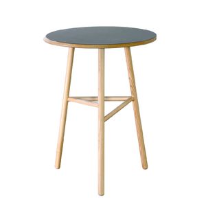 moderner Stehtisch / aus Eiche / aus Buche / Massivholz