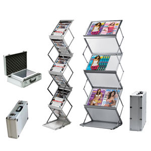 Ablageregal für Broschüren / Aluminium