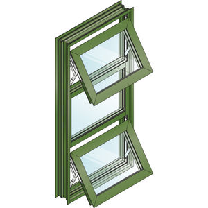 Fenster zum Schieben / zum Kippen / Aluminium / Wärmedämmungen