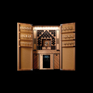 Weinkühlschrank für Privatgebrauch / Bodenmontage / Holz