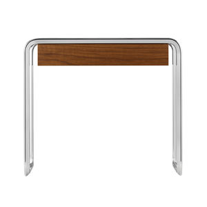 moderner Couchtisch / Holz / Metall / rechteckig