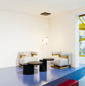 Couchtisch / rund / Wohnzimmer / modern