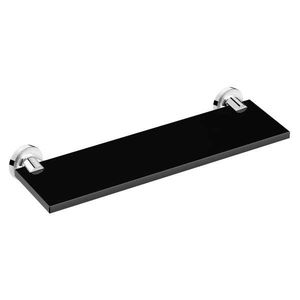 wandmontiertes Regal / modern / verzinkter Chrom / Messing mit Goldauflage