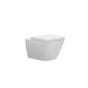 hängendes WC / Keramik / mit eingebauter Spülung