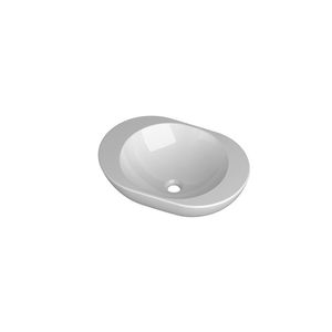 Aufsatzwaschbecken / oval / Keramik / modern