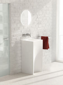 Freistehend-Waschbecken / ander Form / Keramik / originelles Design
