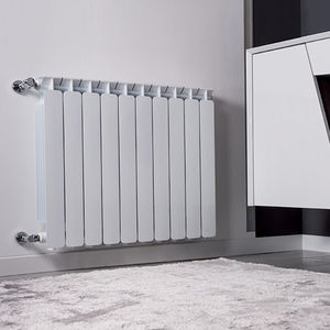 Heißwasser-Heizkörper / Aluminium / modern / rechteckig