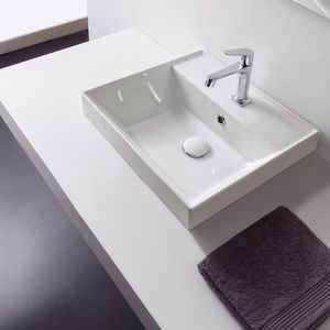 Einbauwaschbecken Scarabeo Ceramiche Keramik Loch Ohne