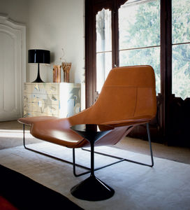 moderne Liege / Stoff / Leder / Stahl
