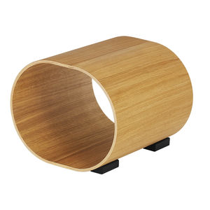 Hocker / originelles Design / aus Eiche / von Naoto Fukasawa