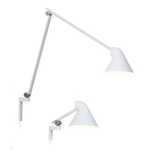 moderne Wandleuchte / Aluminium / LED / rund