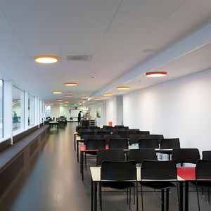 moderne Deckenleuchte / rund / aus Acryl / LED