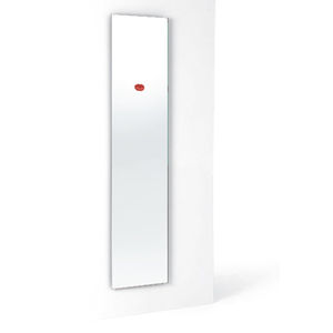 wandmontierter Spiegel / modern / rechteckig / Metall