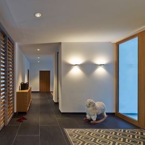 moderne Wandleuchte / Glas / Kunststoff / Aluminium