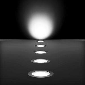 Leuchte für Bodeneinbau / LED / rund / quadratisch