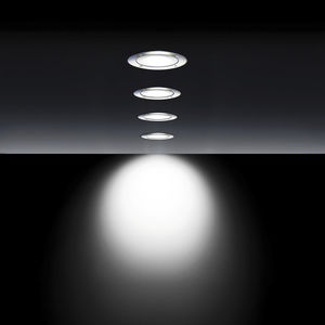Einbaudownlight / LED / quadratisch / rund